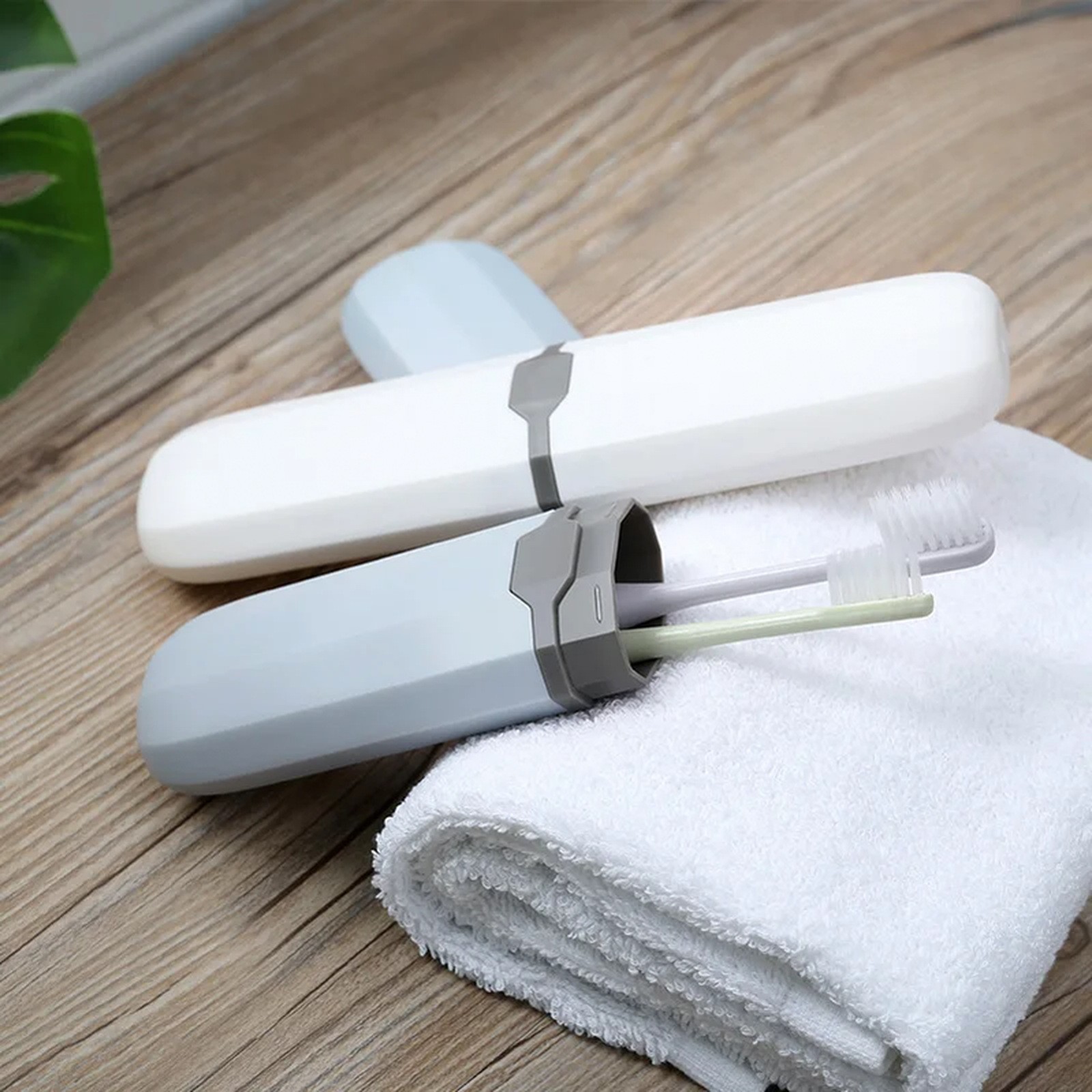 Portable Toothbrush Cover Storage Box for Daily Outdoor Travel Hiking Camping