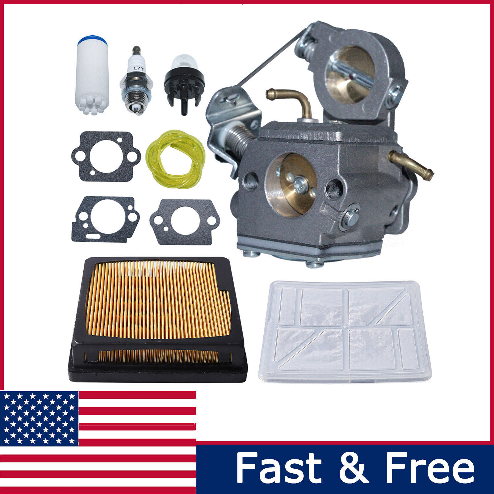 For Husqvarna K750 K760 Carburetor &Air Filters Partner Zama C3-EL53 Cutoff Saws