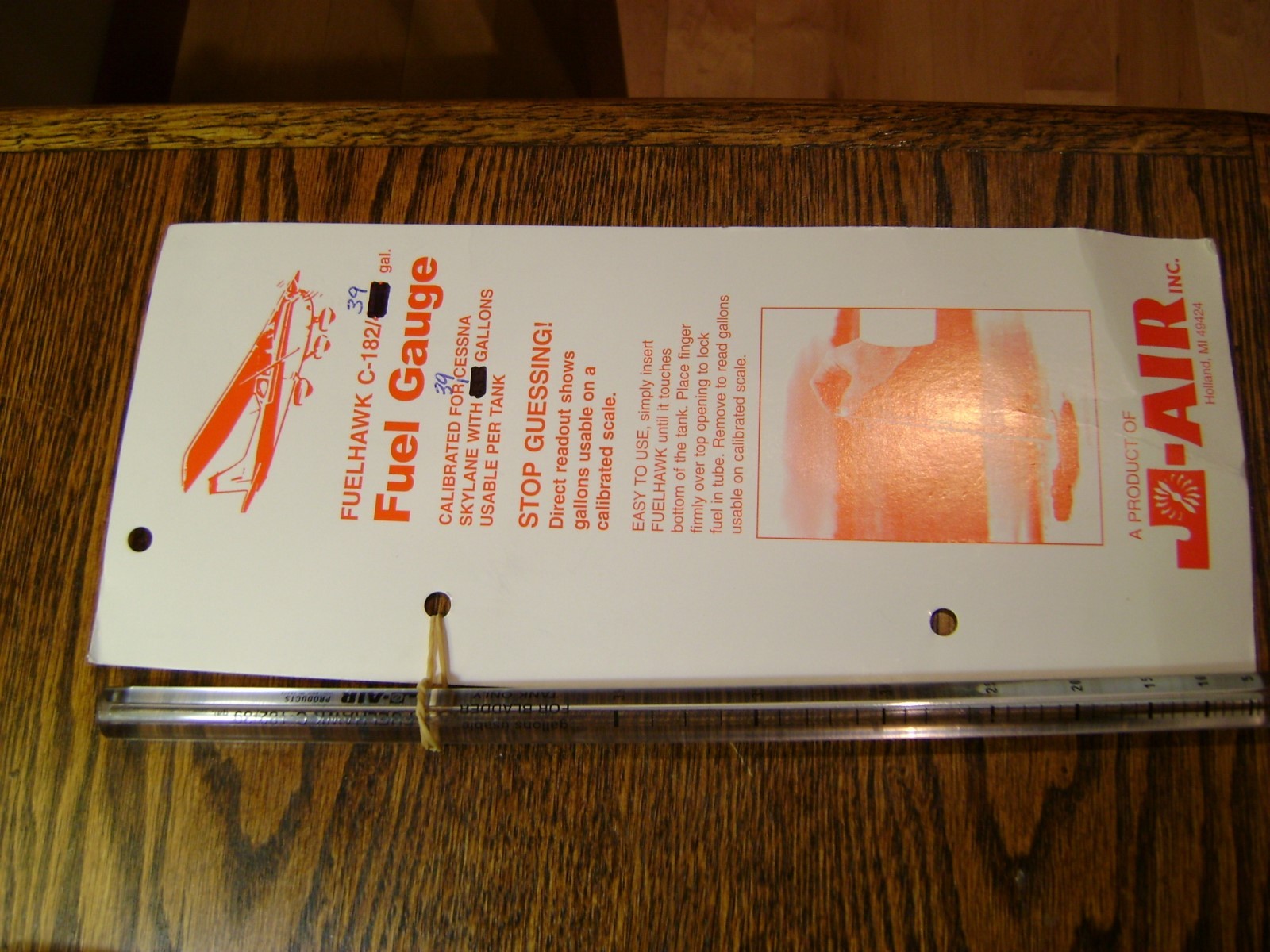Brand New C-182 / 39 Gal- Fuelhawk Fuel Gauge