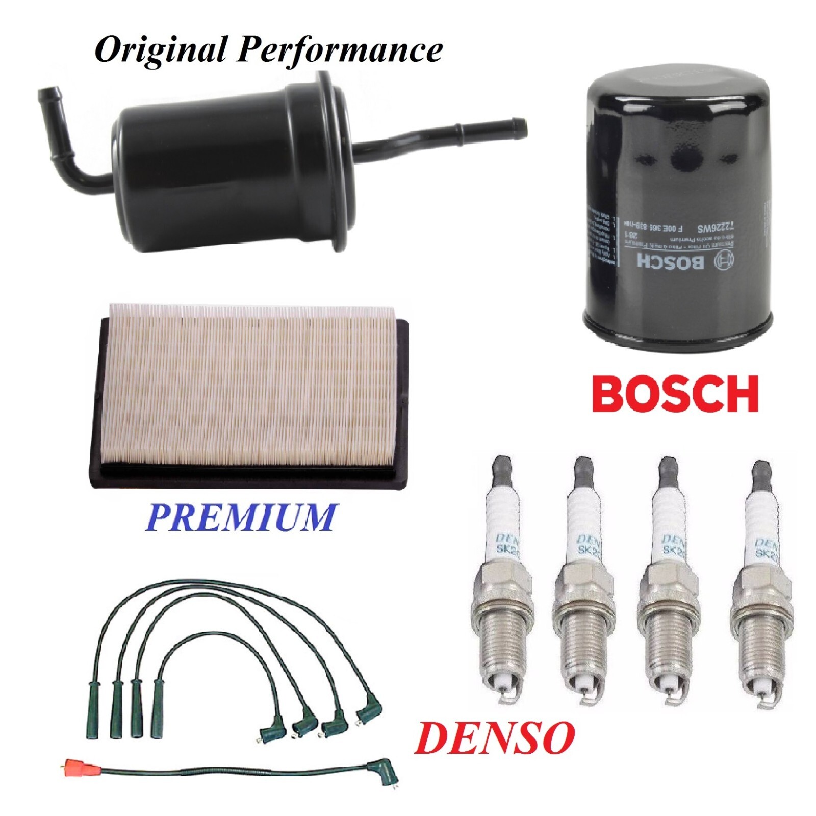 Tune Up Kit Filters Cap Wire Spark Plugs For MAZDA 626 L4 2.2L Nat.Asp 1990-1991