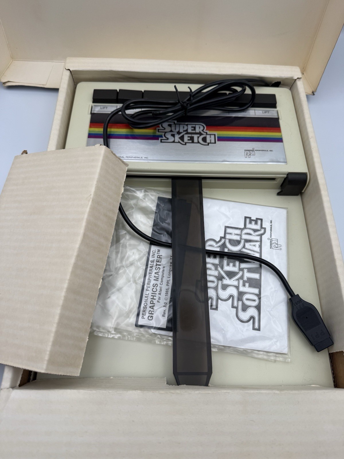 Personal Peripherals Inc. Super Sketch Wired Graphics Tablet for Commodore 64