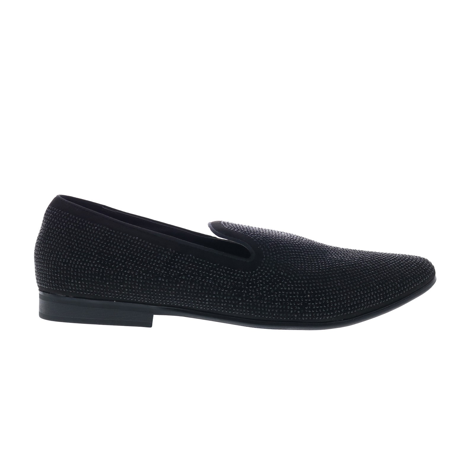 Steve Madden M-Cutton Mens Black Canvas Loafers & Slip Ons Casual Shoes 11.5