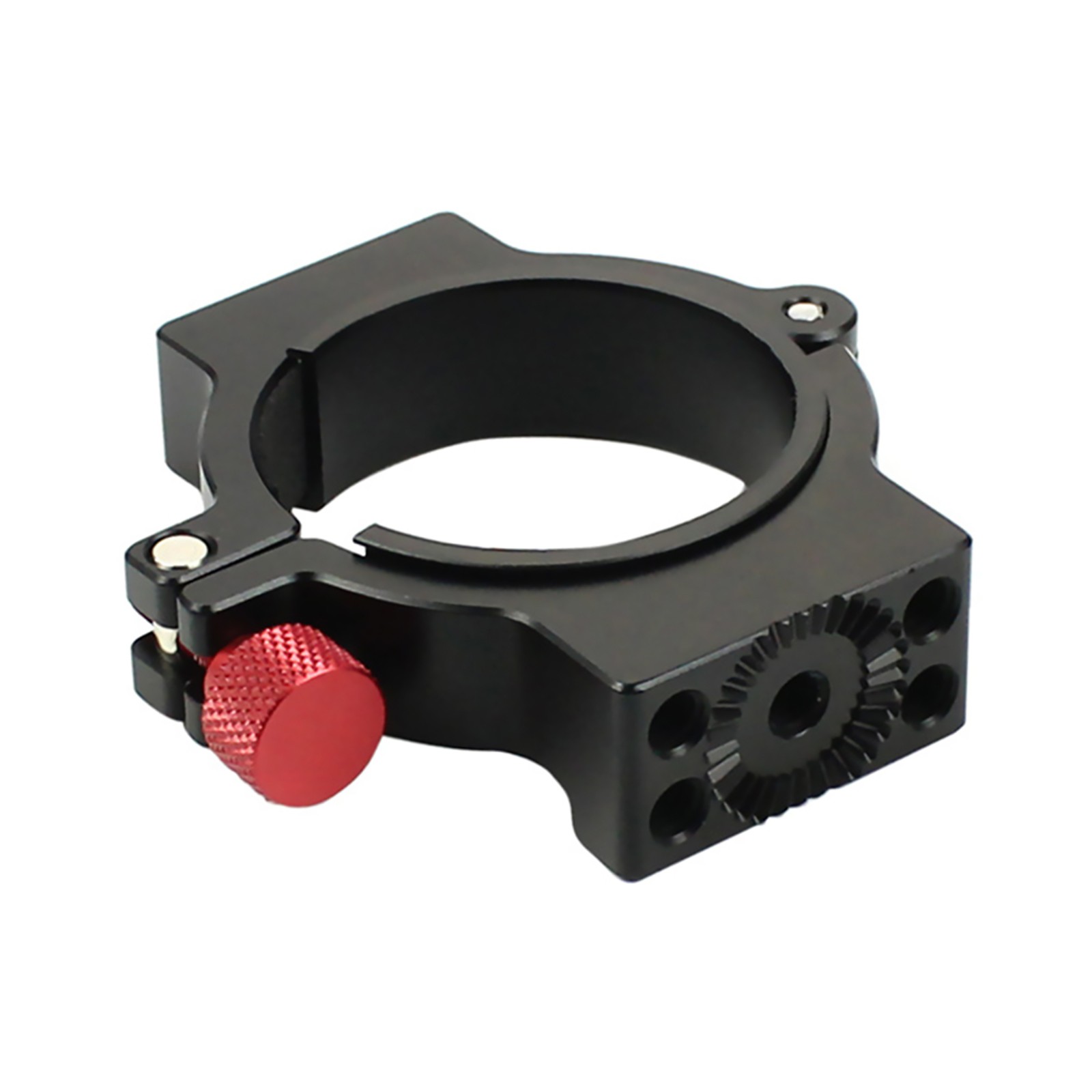 1/4 Screw Hole Expansion Ring Microphone LED Video Light Mounting Clip Adapter
