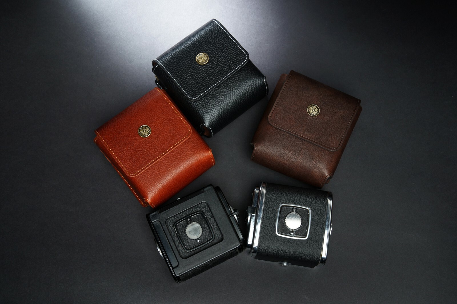 Real Leather Case Bag Cover for Hasselblad A12 A16 A24 Film Back Magazine Holder