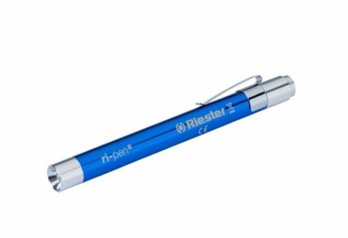 NEW Riester Ri-Pen Diagnostic Penlight Precision Illumination 6 Pack Blue