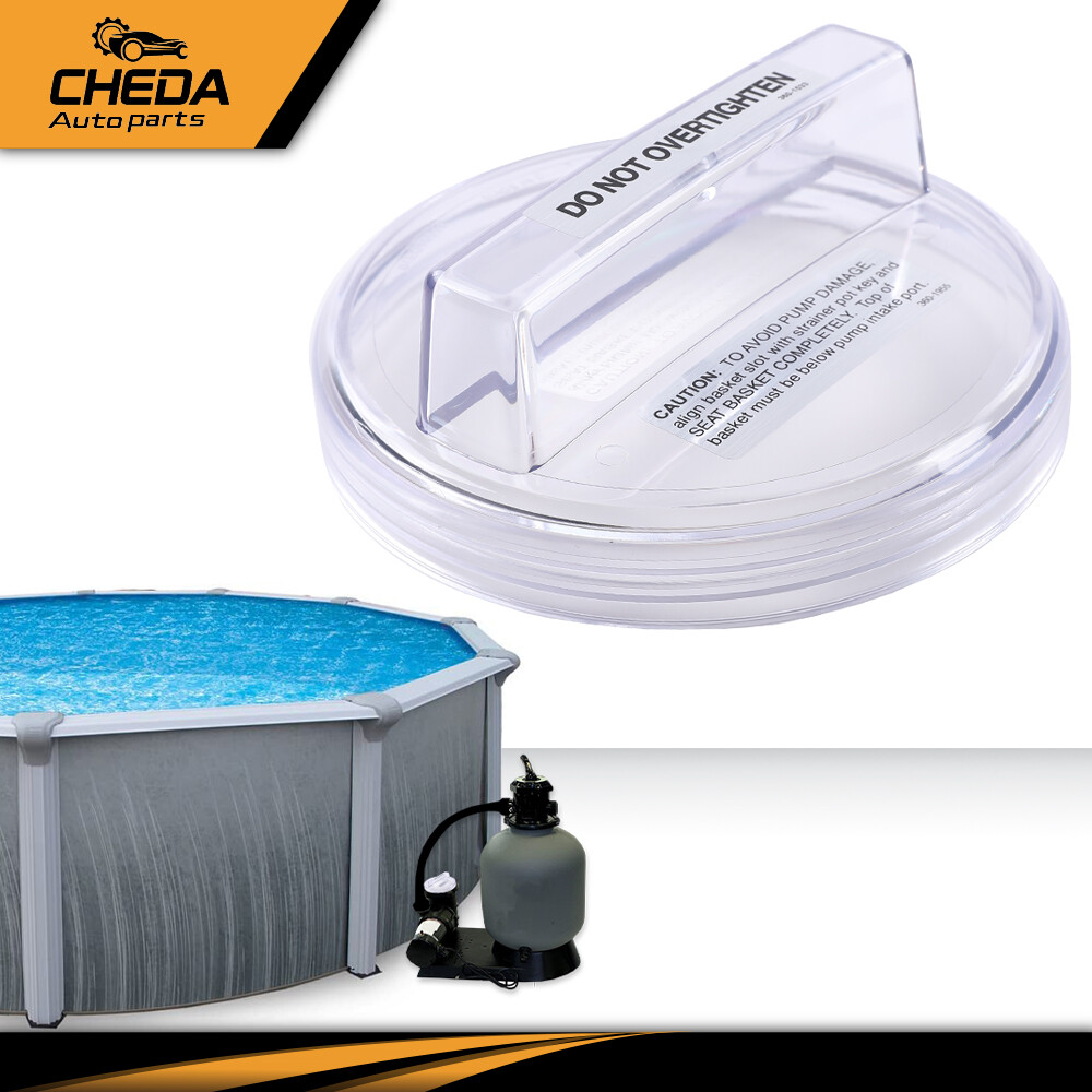 Pool Pump Strainer Lid Clear Cover Replacement Fit For Lomart Embassy