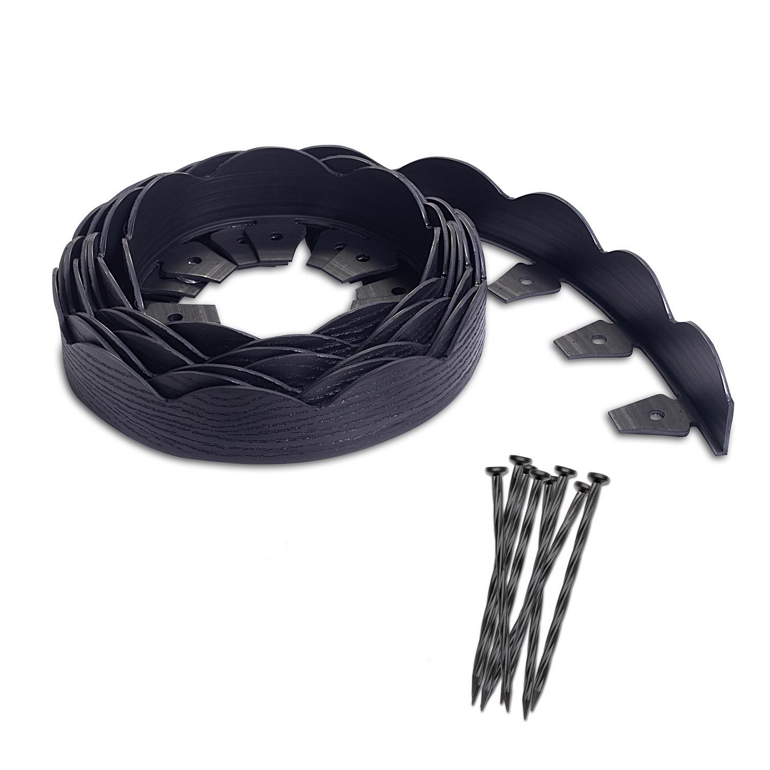 Dimex EasyFlex 20 ft. L Plastic Black Landscape Edging Kit (Pack of 3)
