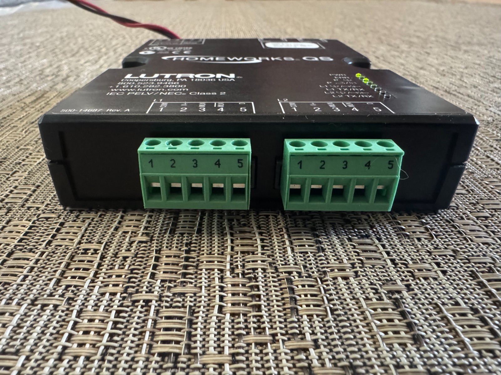 LUTRON HQP6-2 Fully Tested - Factory Defaulted - HomeWorks Processor