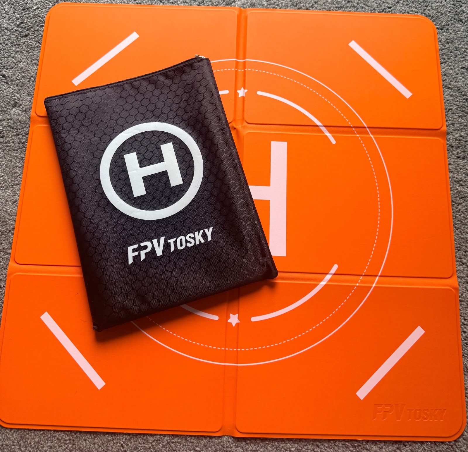 New FPVTOSKY Drone Landing Pad, Universal Waterproof Portable Fast-Foldable