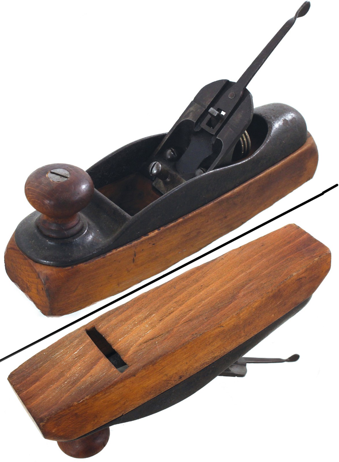 Orig. Body & Frog for Derby "B Plane" No 24 Smoothing Plane - mjdtoolparts