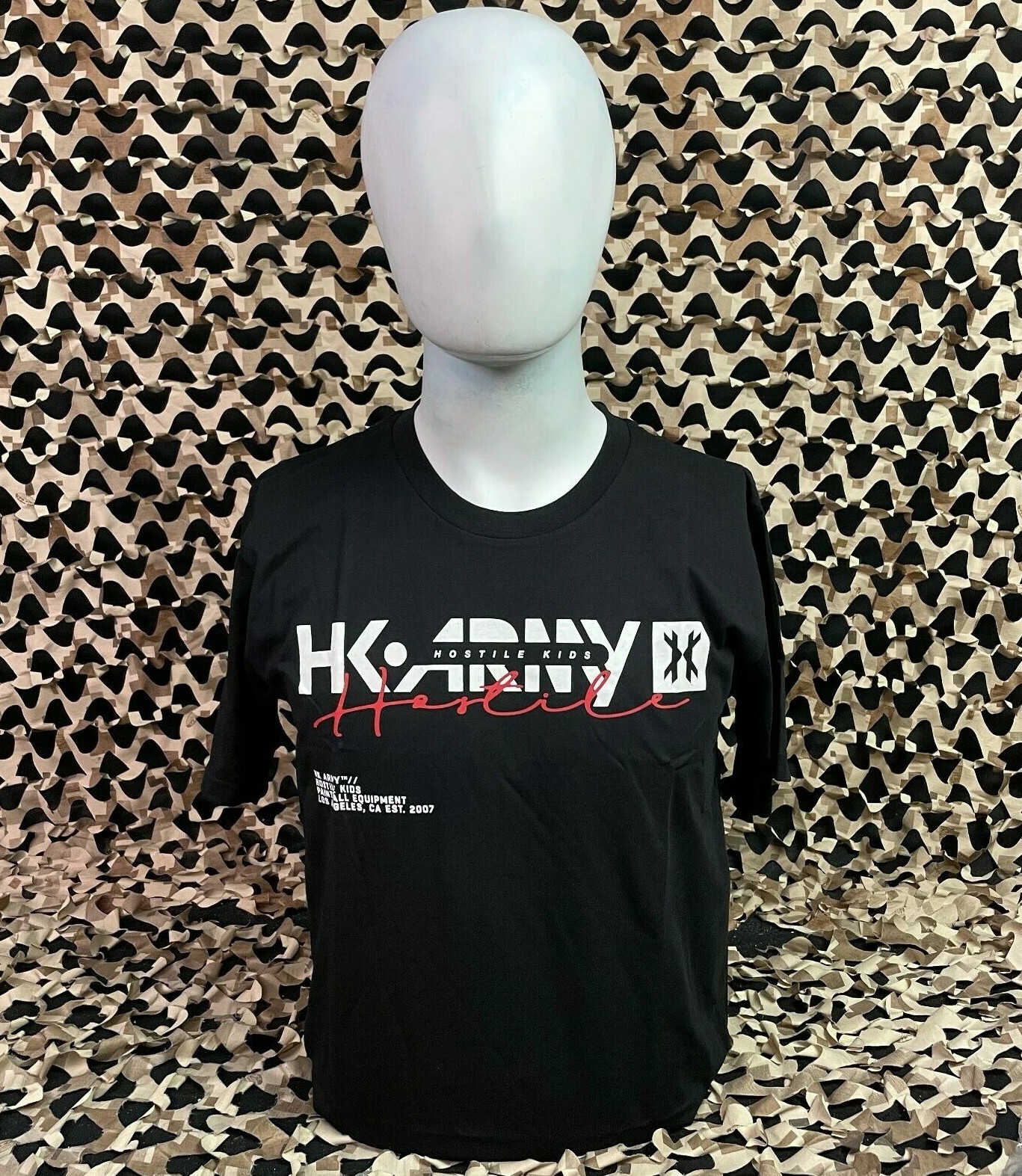 NEW HK Army HK Signature Paintball T-Shirt - Black - XX-Large