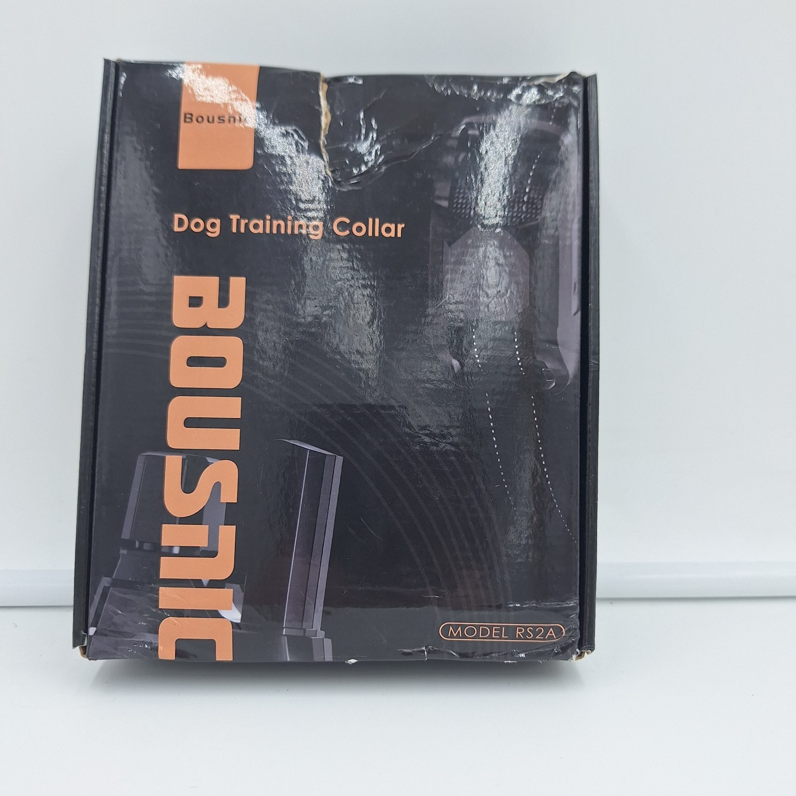 Bousnic Dog Training Shock Collar Model RS2A  3300FT DAMAGED BOX
