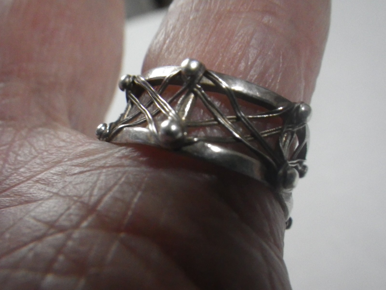 Hand Made Sterling Silver Ring SIZE 8