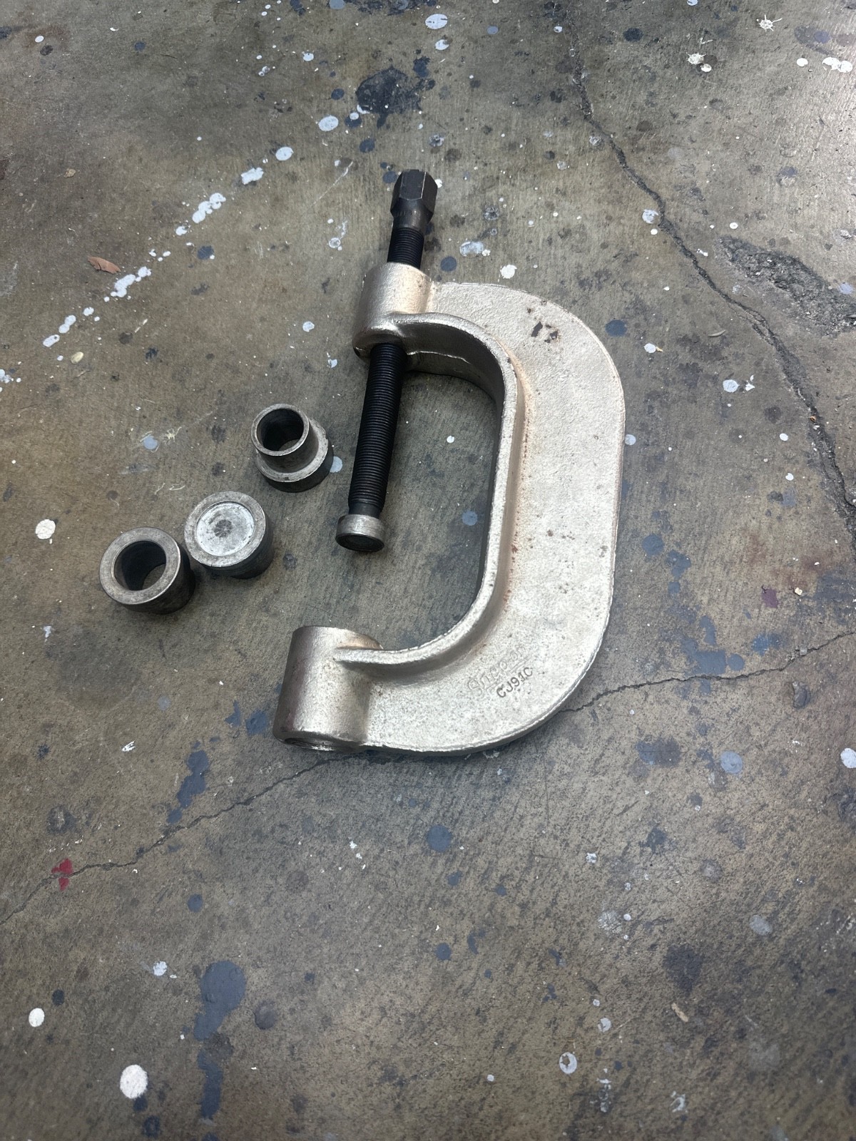 Snap-On CJ91C Ball Joint Universal Bearing Press Frame w/CJ91-7 And CJ76-6A