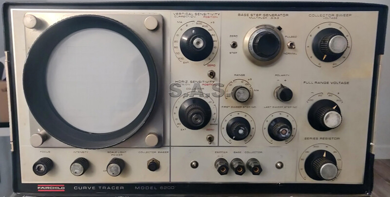 RARE VINTAGE FAIRCHILD 6200 SOLID-STATE CURVE TRACER - MASSIVE+NICE+CLEAN!