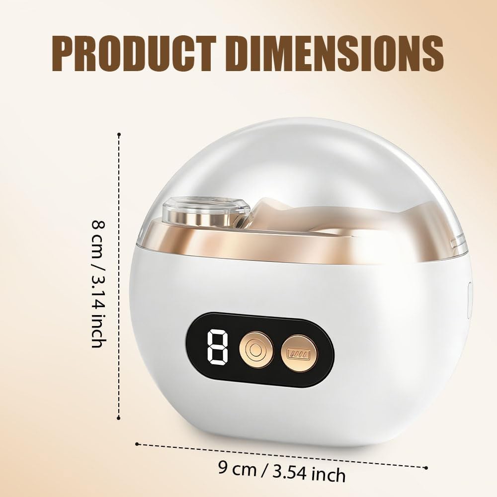 Automatic Electric Toe Nail Clippers Trimmer LED Light with 3 Adjustable Speeds