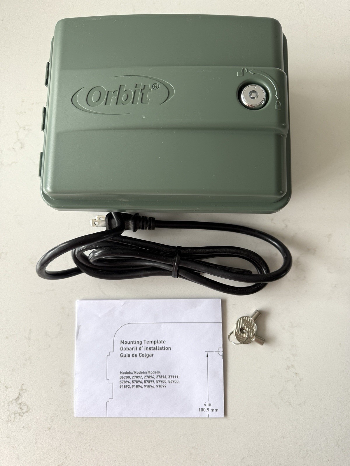 Orbit 4-Station Indoor/Outdoor Sprinkler Timer Irrigation Controller w/Key 57894