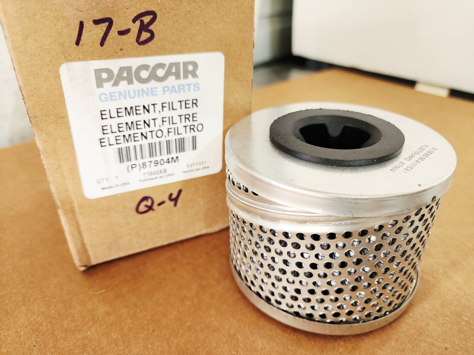 Genuine Paccar 87904M Filter