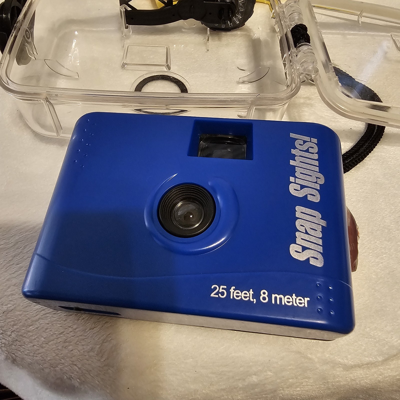 Set Of 2 Snap Sights! Optics Underwater Cameras Untested