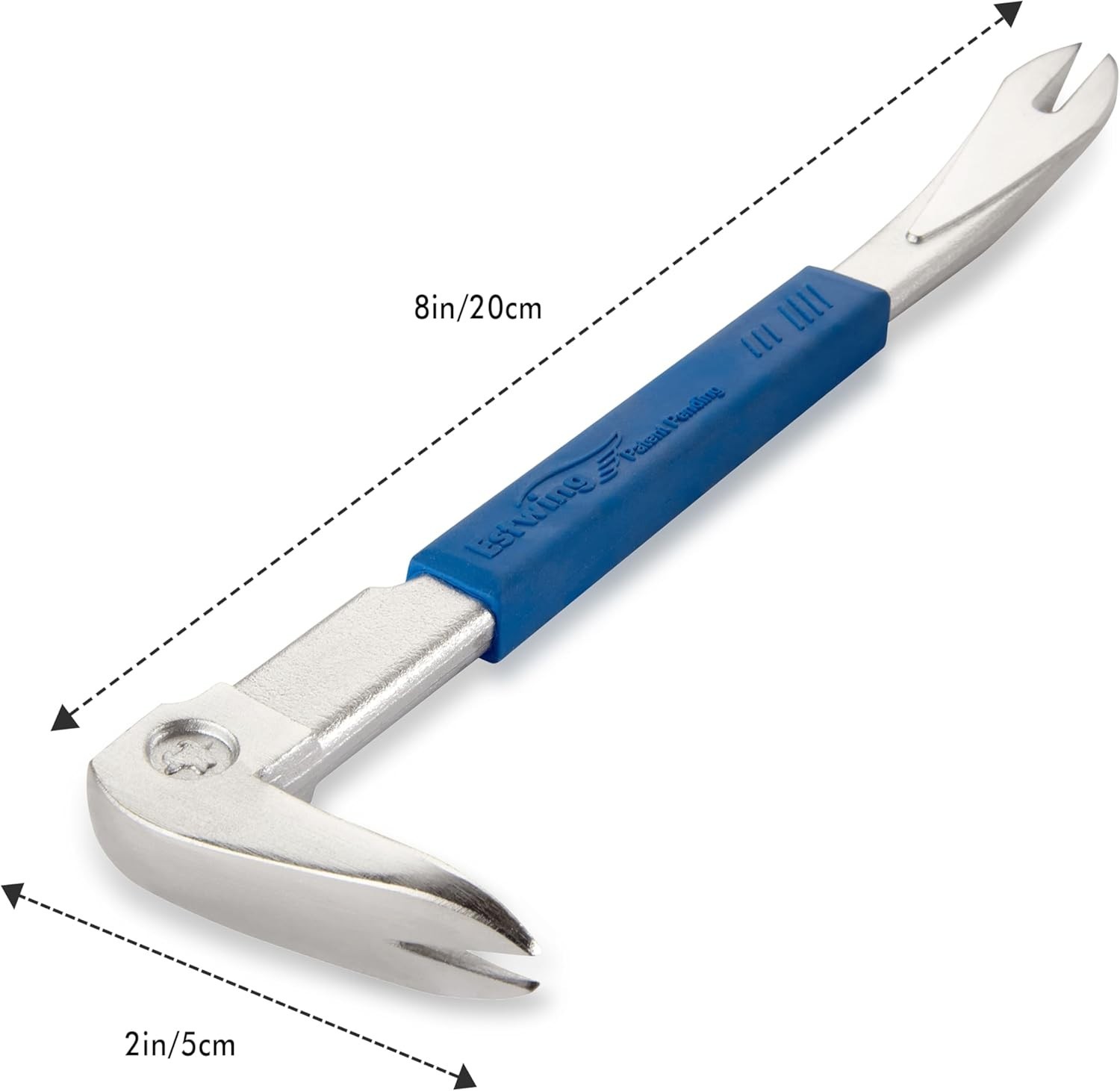 Precision Engineered 9" Nail Puller - Minimal Wood Damage & Maximum Leverage