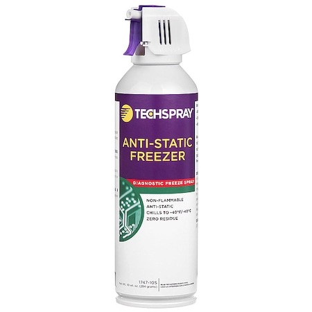Techspray 1747-10S Anti-Static Freeze Spray