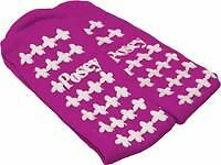 Posey Fall Management Men's Slipper Socks Adult Medium Purple, Standard, 1 Pair