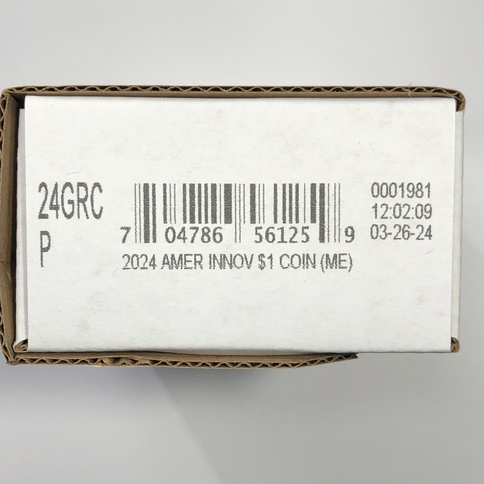 2024-P  Maine - American Innovation Dollar - 25 Coin Roll