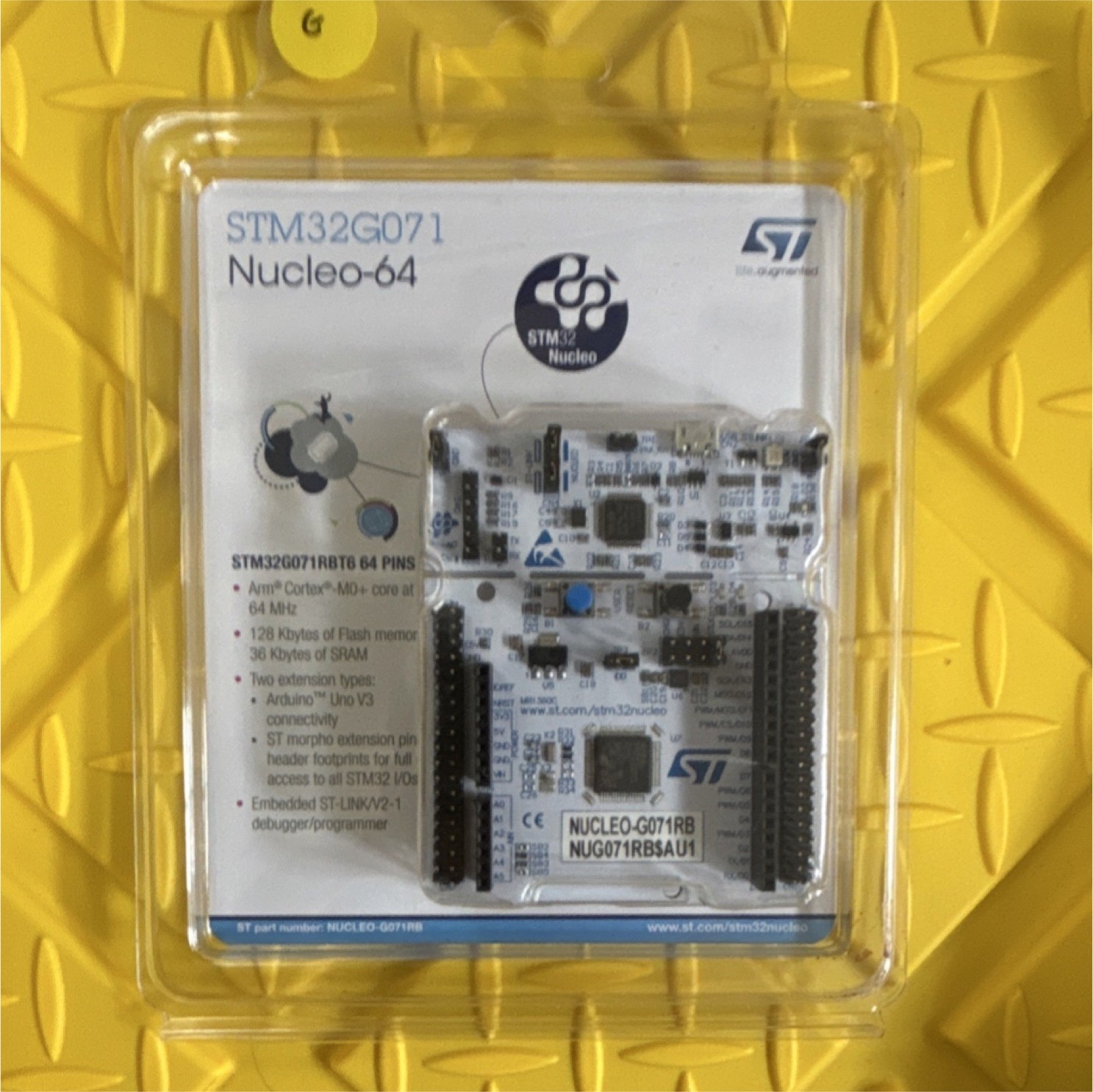 STMicroelectronics STM32G071 Nucleo-64 ARM Dev Board USB NUCLEO-G071RB