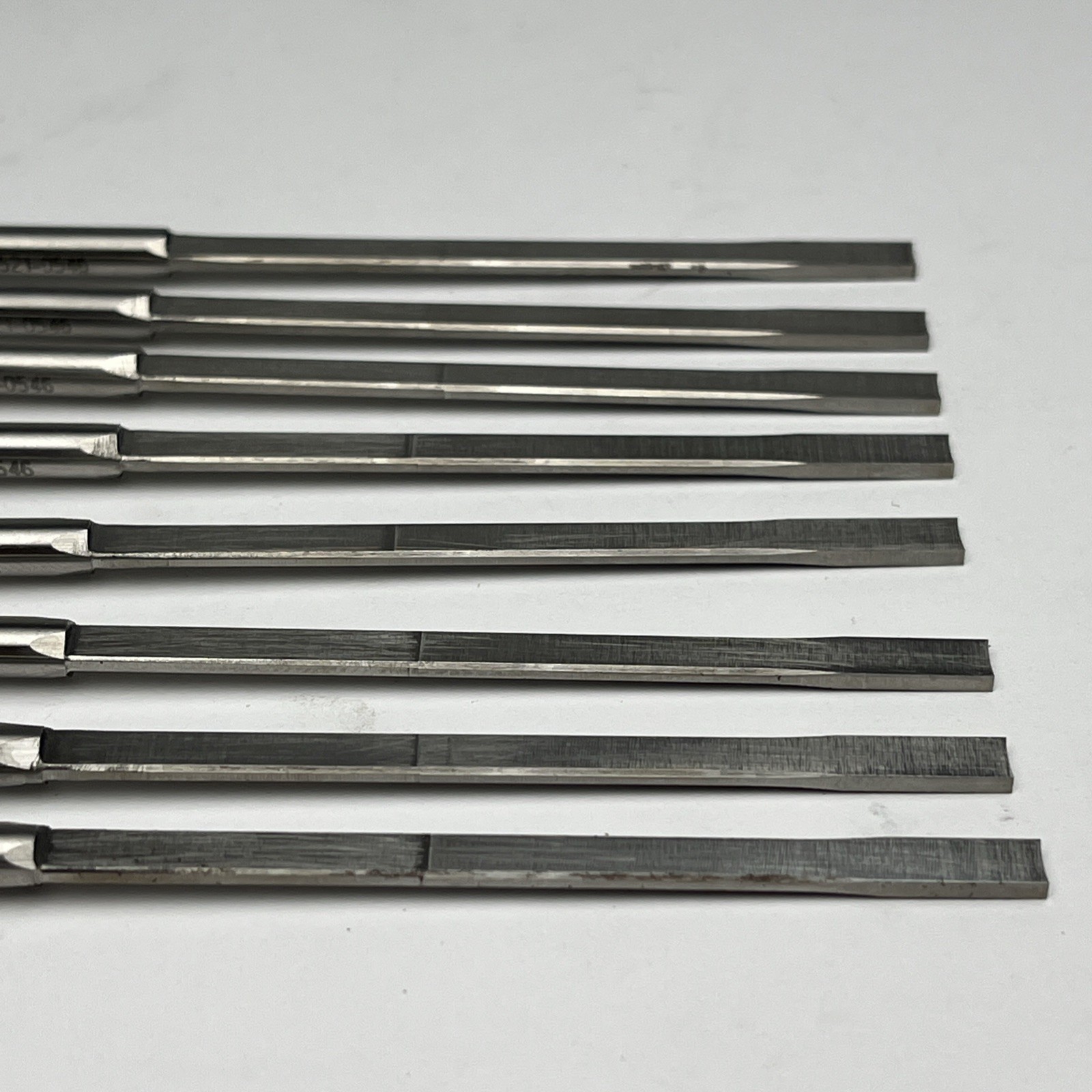 Lot (8) PCS Ejector Blades BE13-6236 .062x1.72x3 In