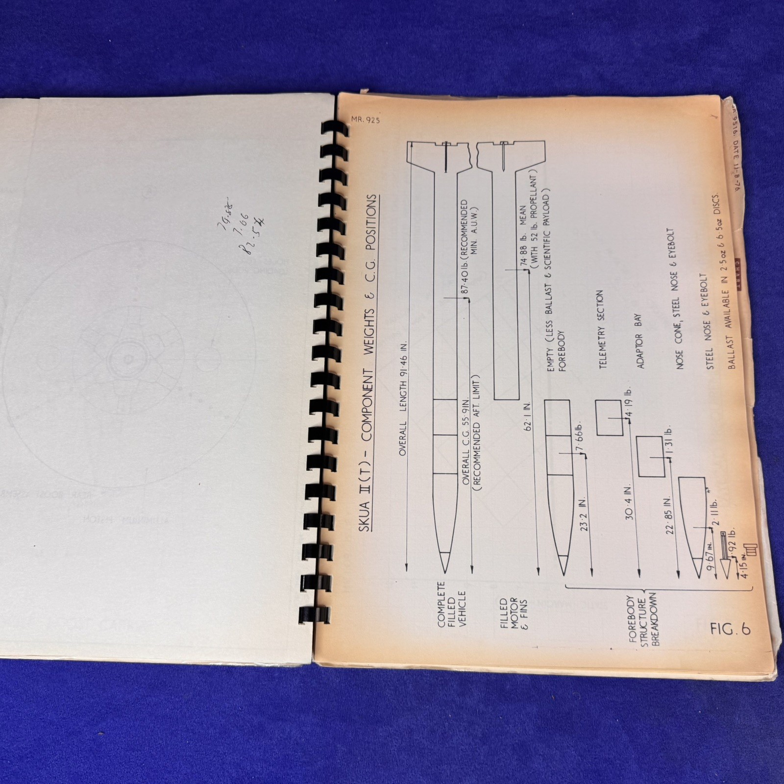 SKYLARK Experimenters’ Handbook British Aircraft Corporation 1967 RAF Rocket