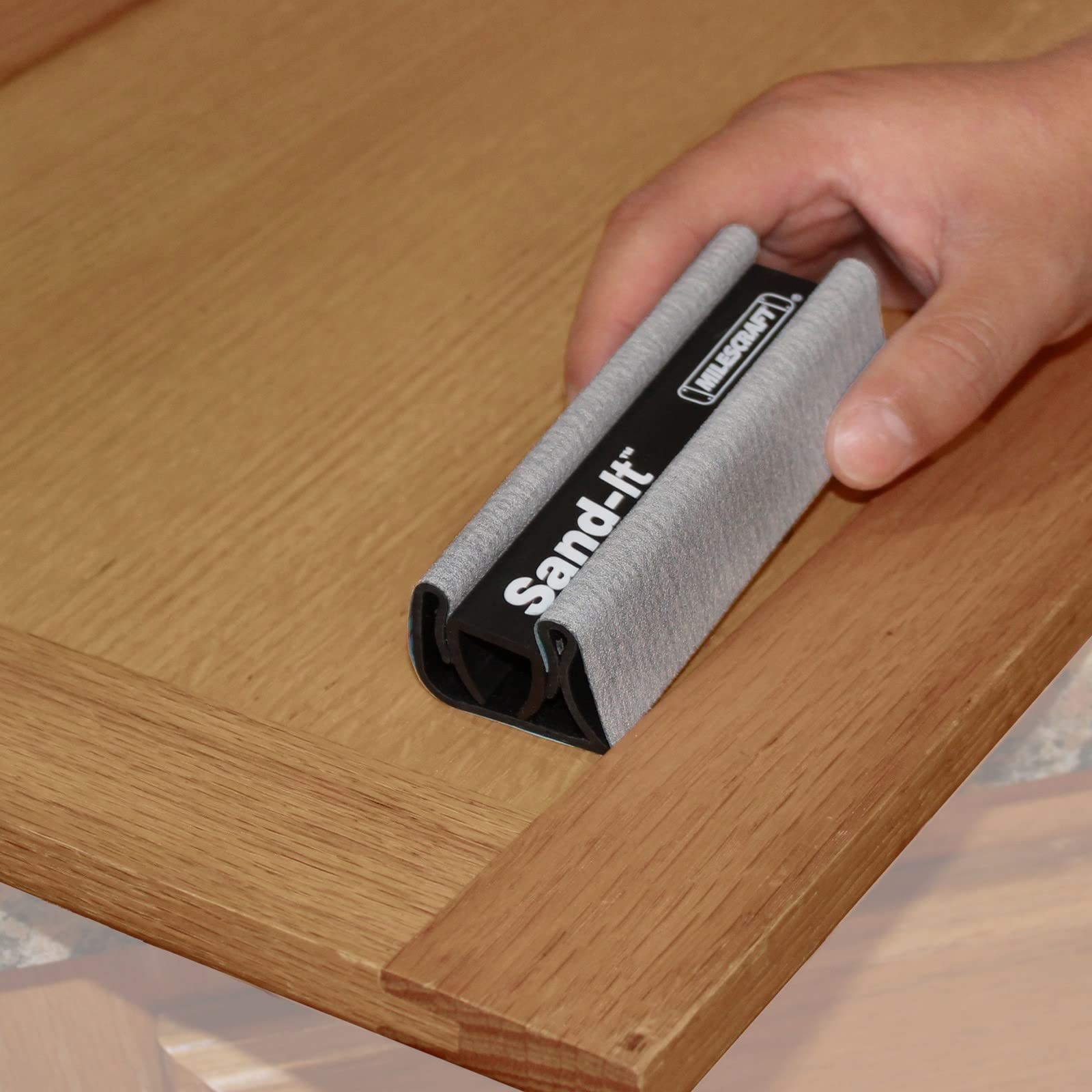 Milescraft 1622 – Sand-It Multi-Surface Sanding Block. Sand Flat,