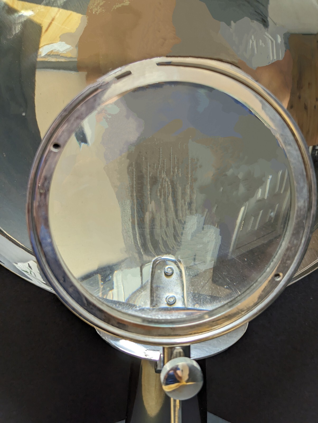 Medical Parabolic Magnifying Lamp Candle Light Source Vintage