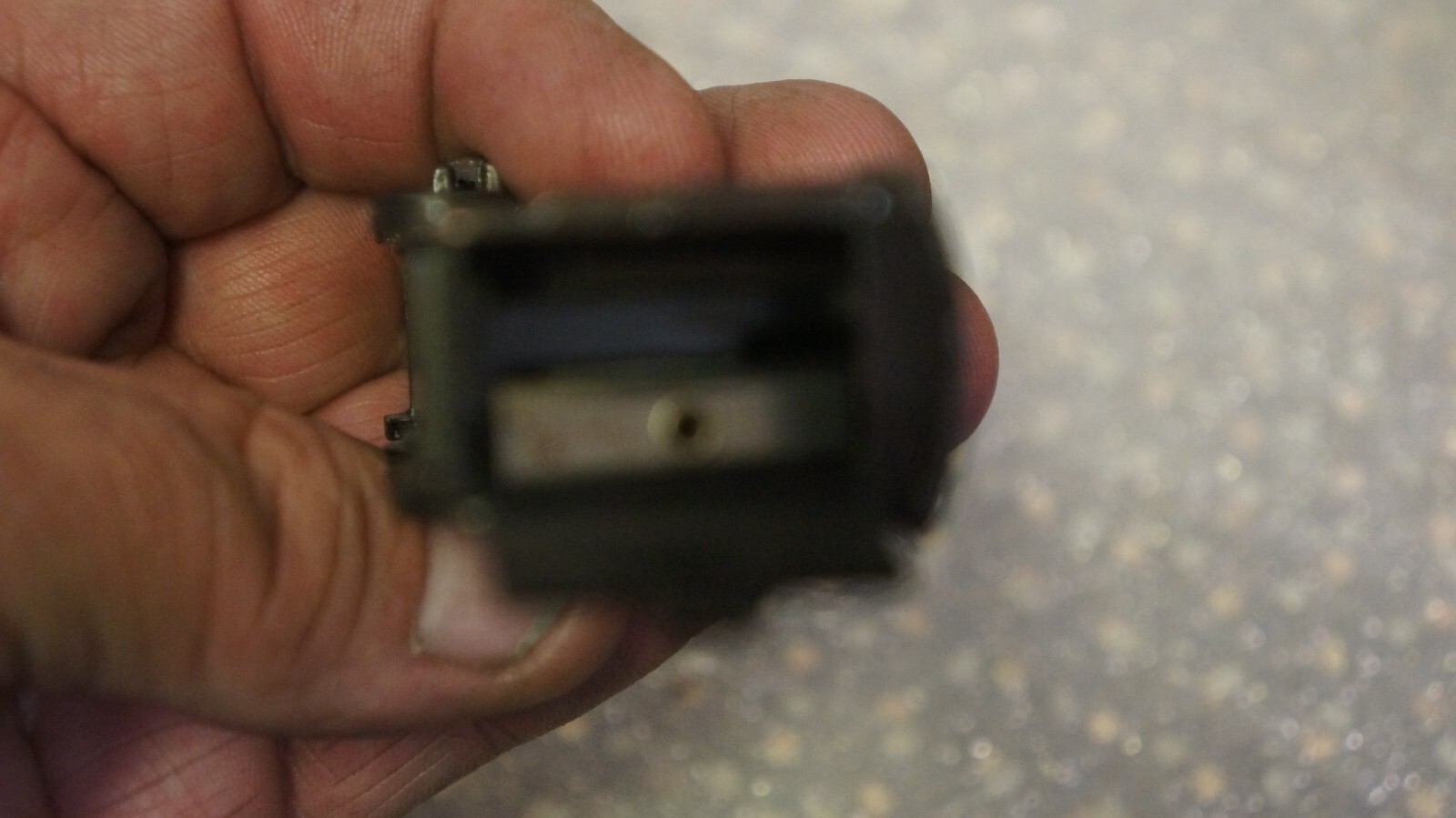 3" X 1.5" VINTAGE TRAIN PENCIL SHARPENER