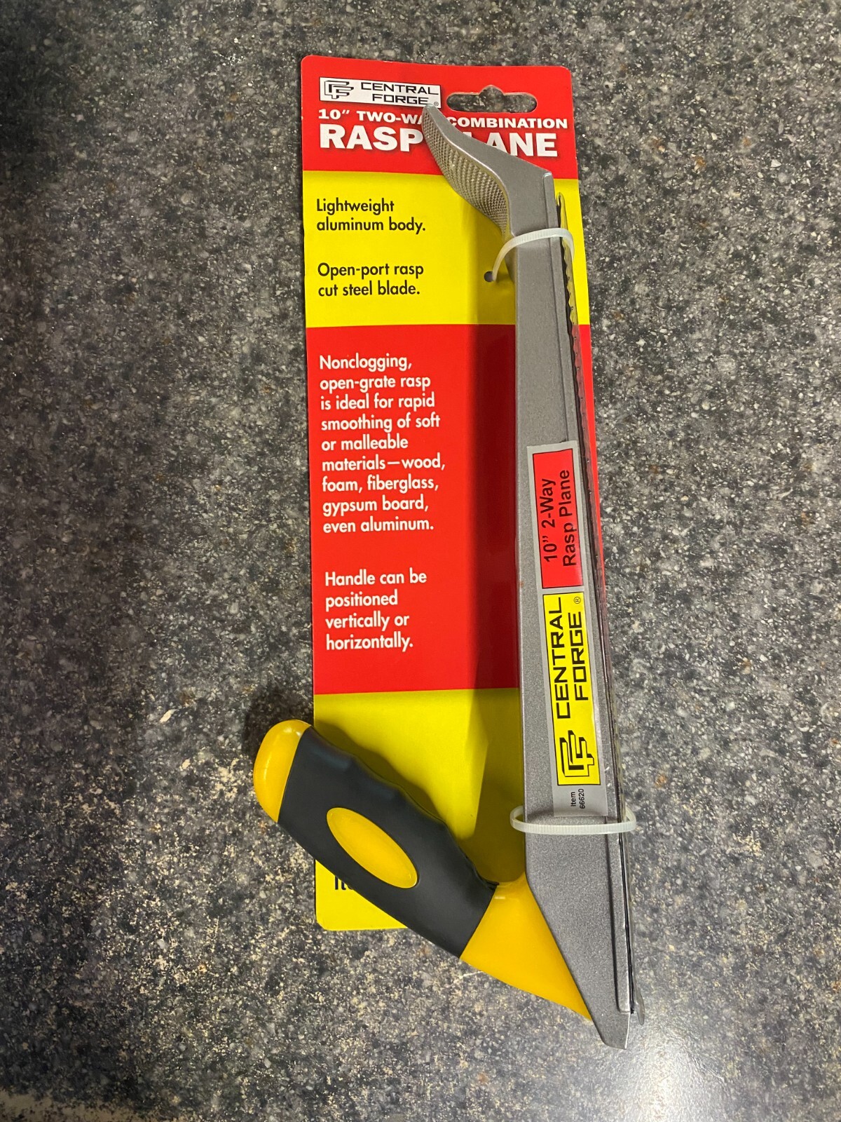 Central Forge 10" Two-Way Combination Rasp Plane #66620