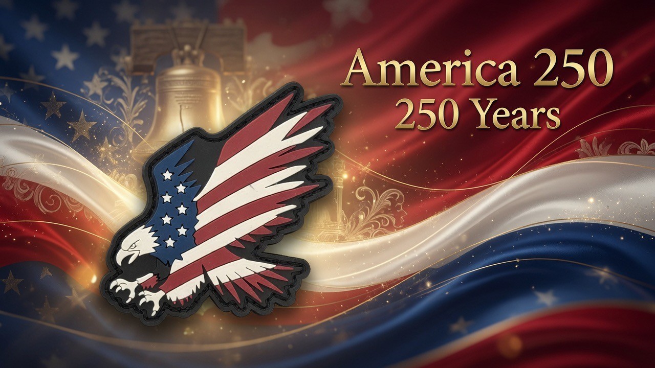 American 250th Eagle PVC Patch