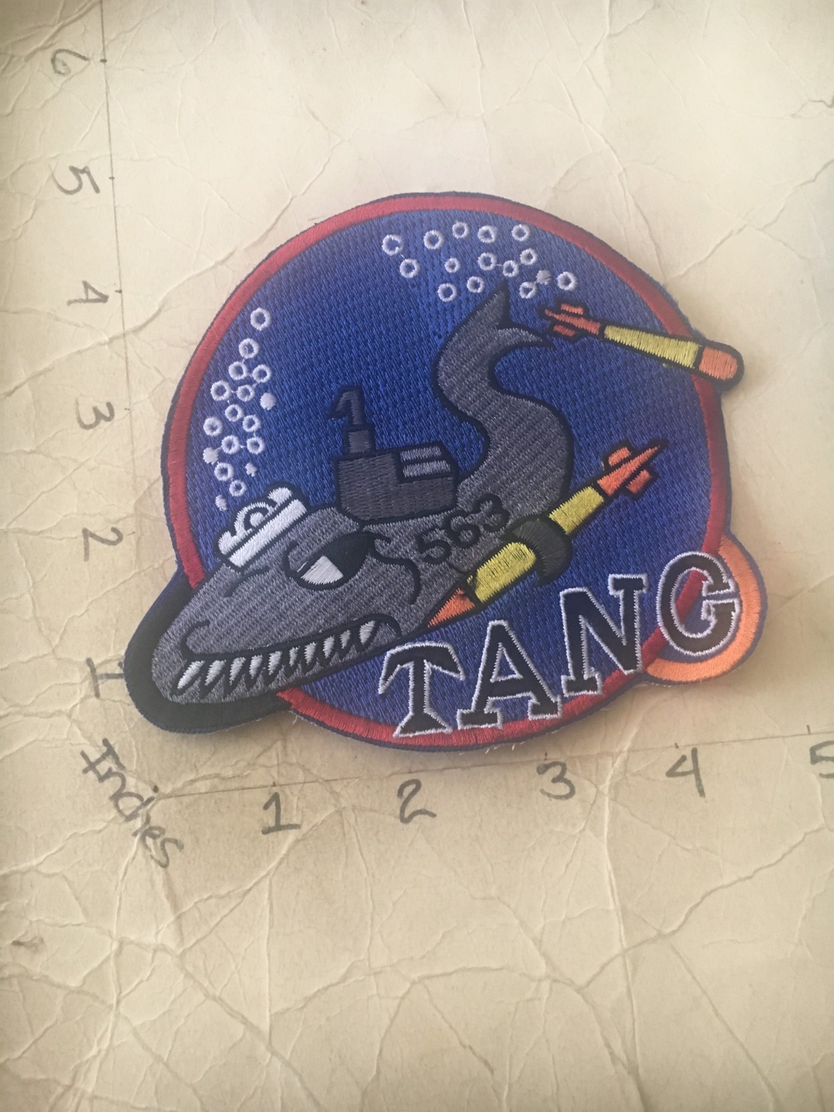 US NAVY USS Tang SS-563 Submarine Patch 8/8/25
