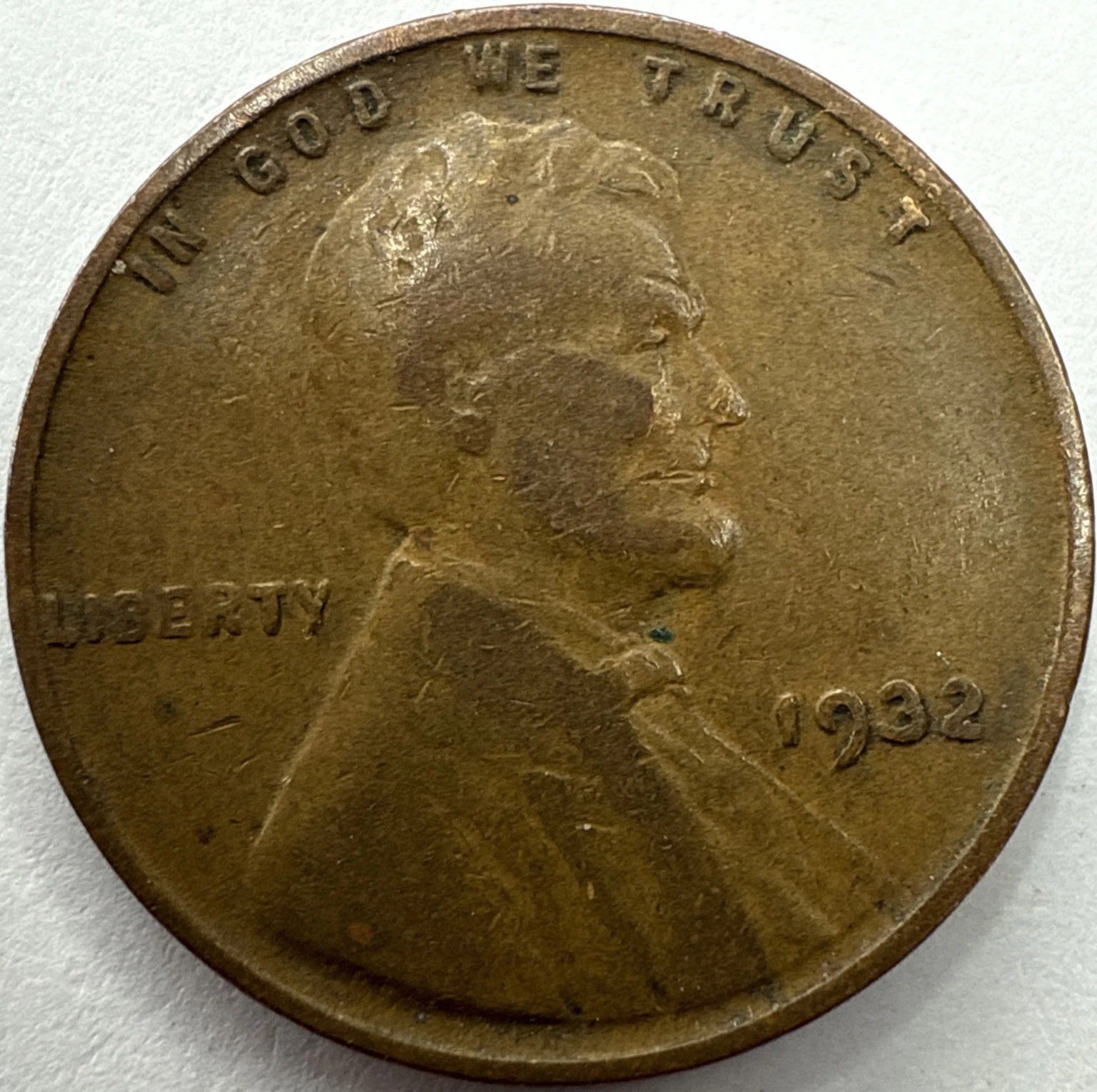 1932 Lincoln Wheat Cent Exact Coin Imaged #LWC3339