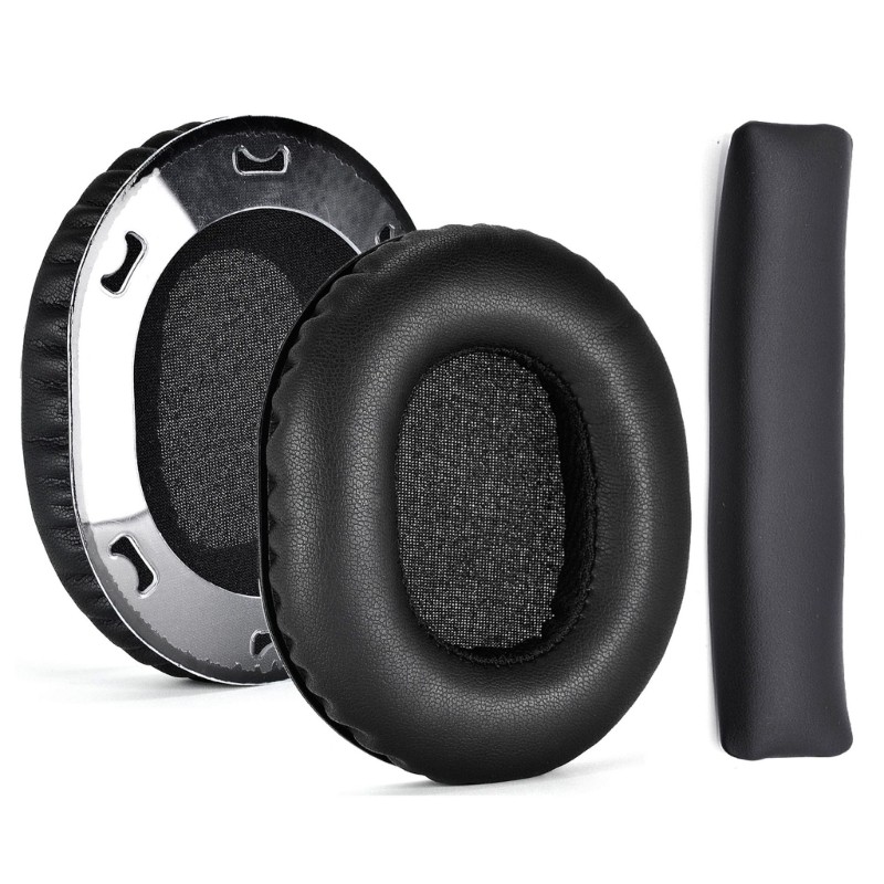 Upgraded Earpads for ATH-M70X Earphone Earpads Sleeve Headband Cushions