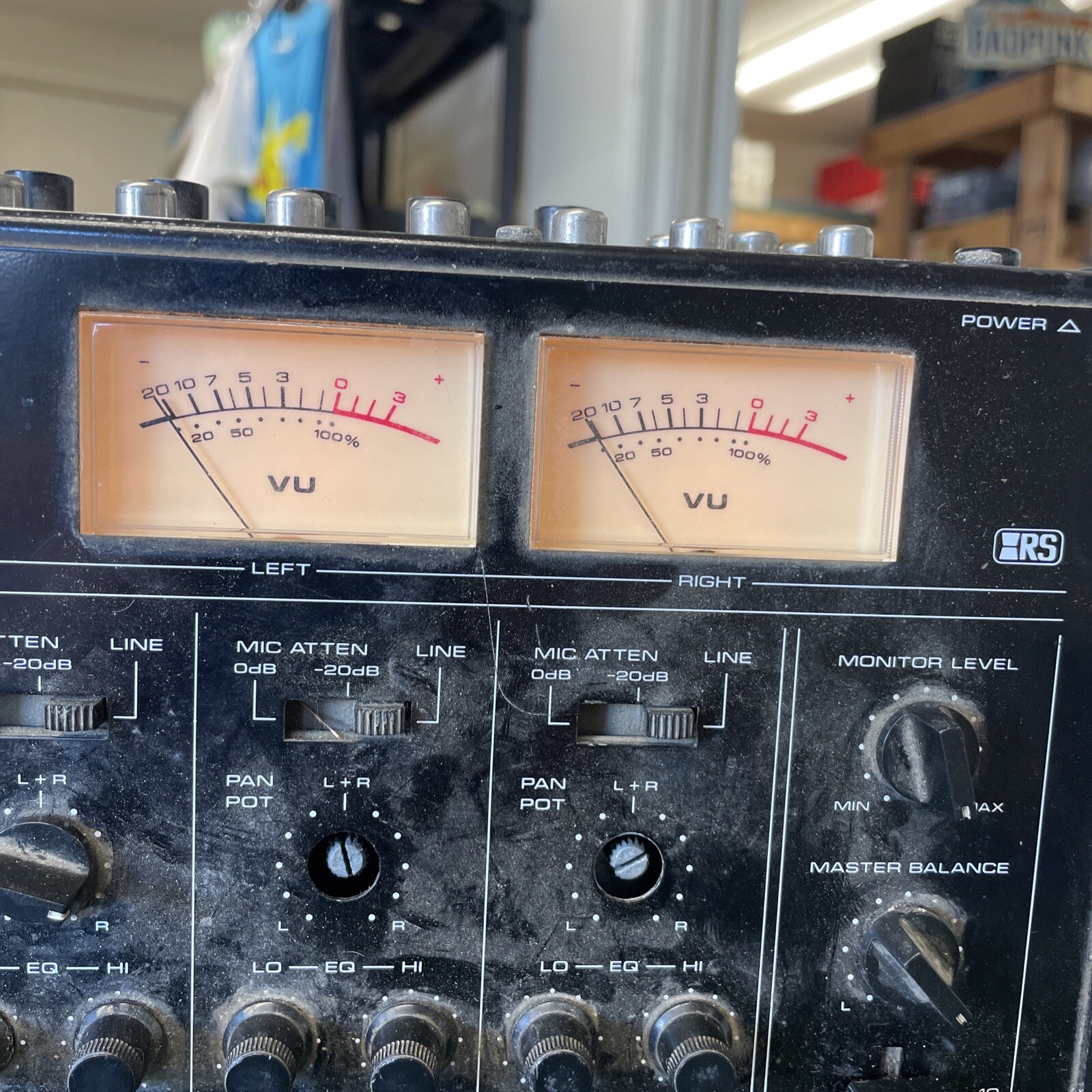 Realistic 32-1210 Stereo Audio Mixer Untested