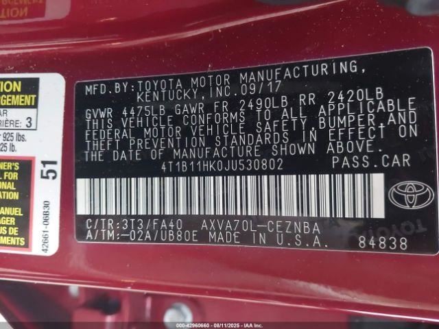 CAMRY 2018 Glove Box 4792534
