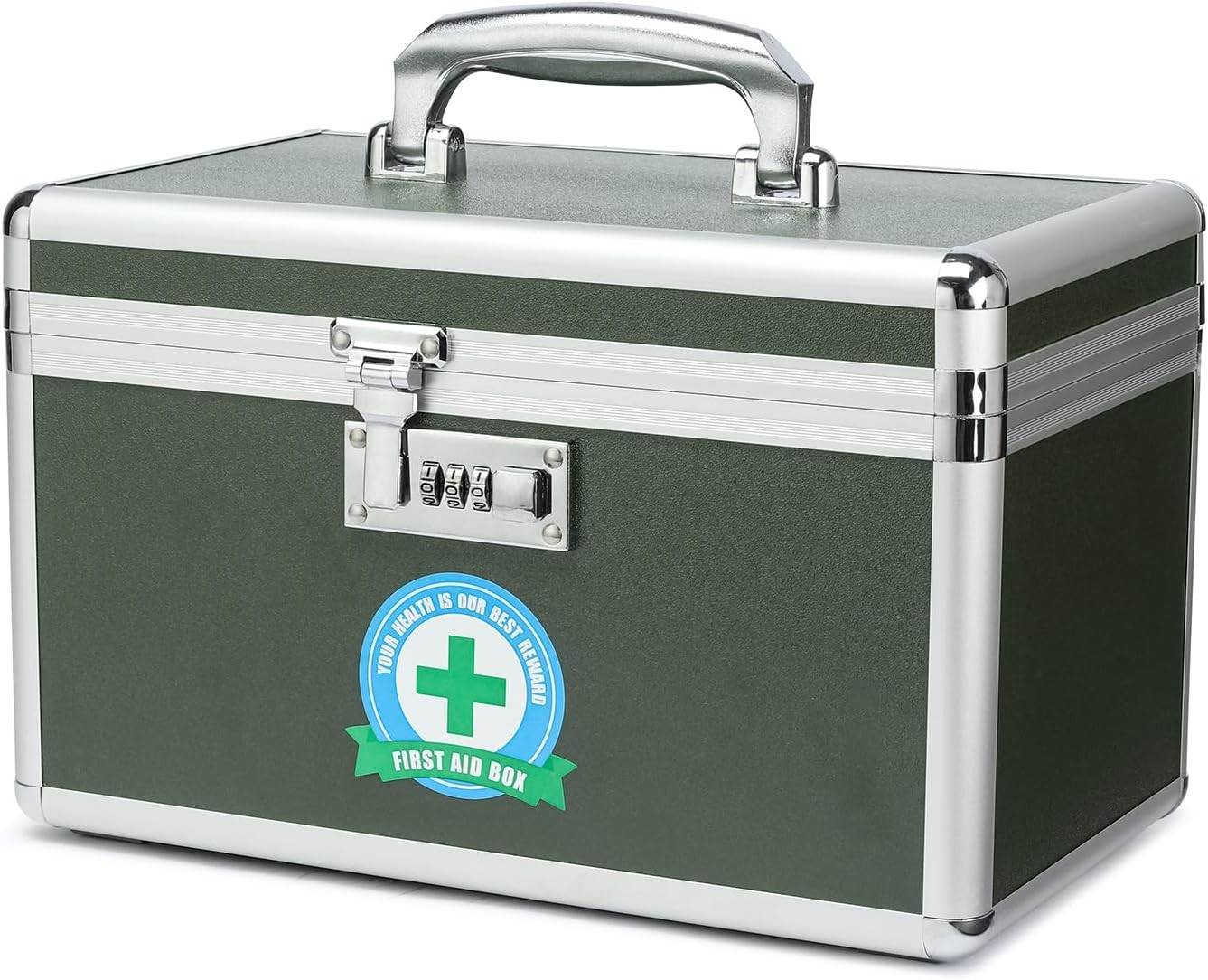 Medication Lock Box With Combination - Lockable Medicine Storage, Empty First