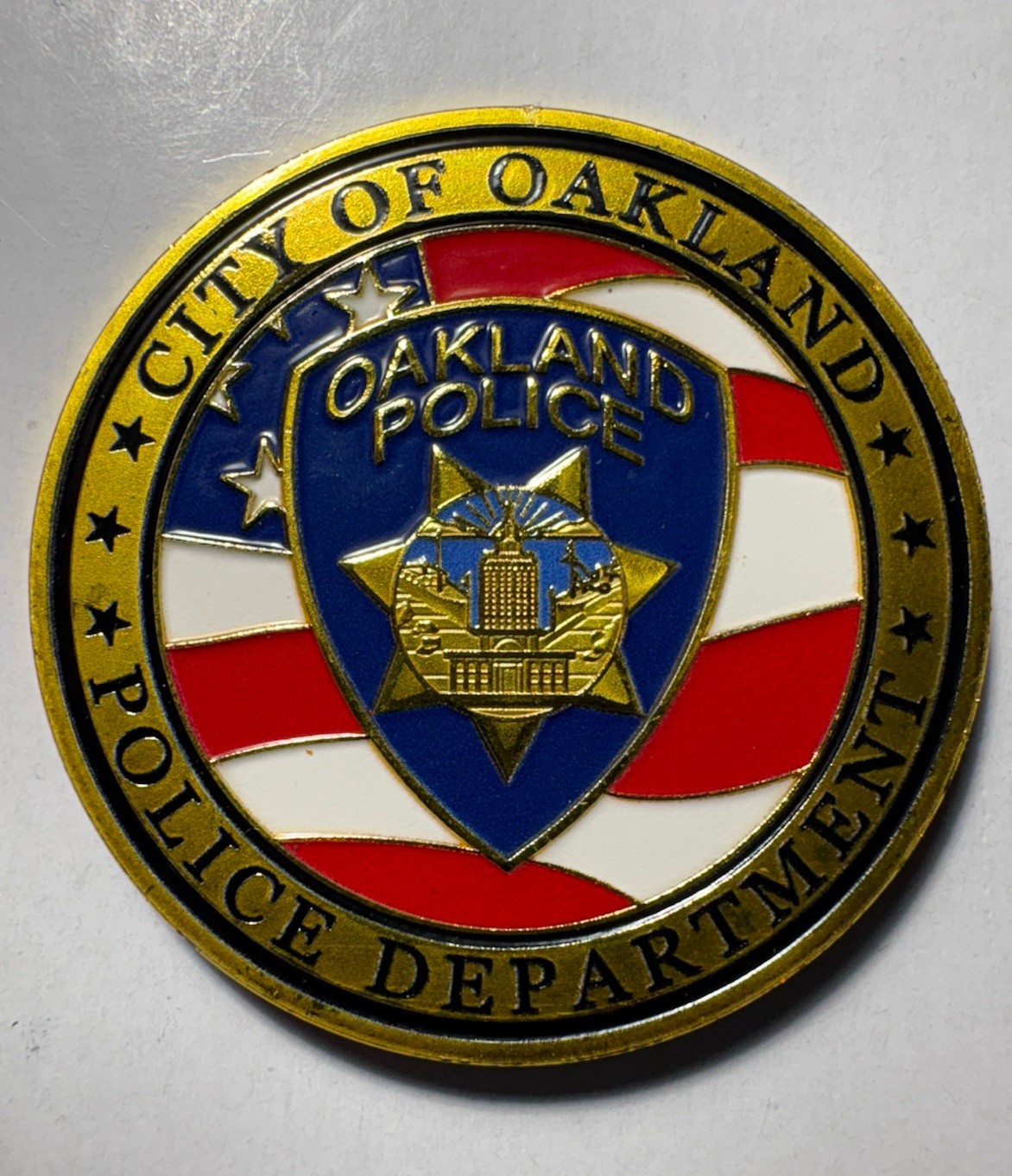Oakland California Police Challenge Coin
