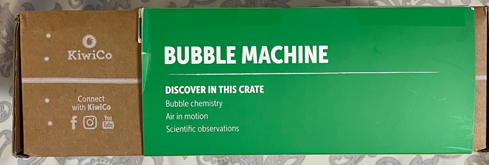 New Sealed KiwiCo Do It Yourself Bubble Machine STEM project kit