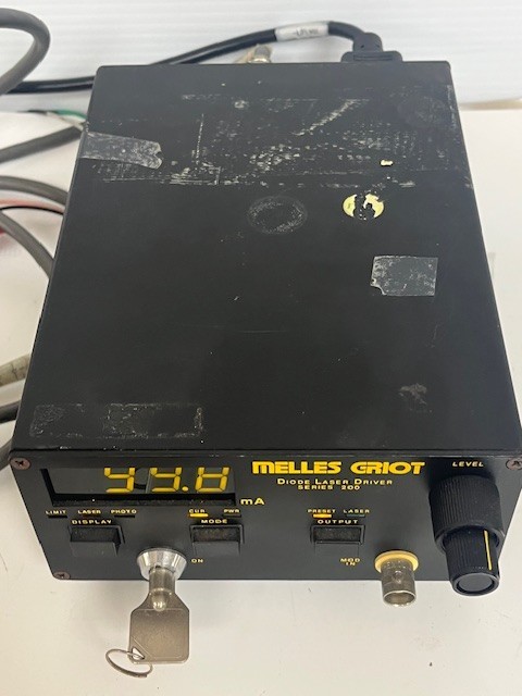 Melles Griot SERIES 200 Diode Laser DRIVER, WITH KEY