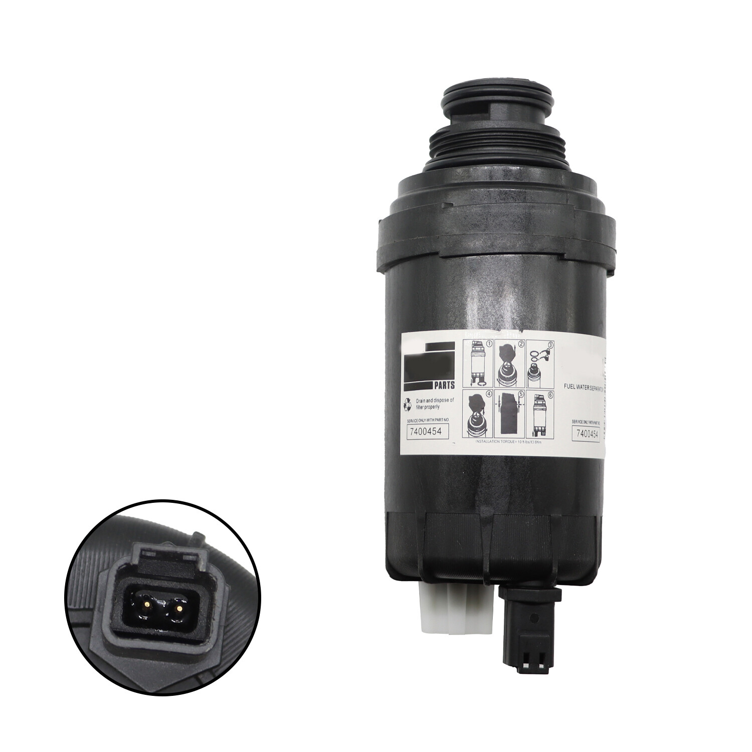 7400454 Fuel Water Separator Filter 7023589 Fit Bobcat T450 T550 T630 T740 T870