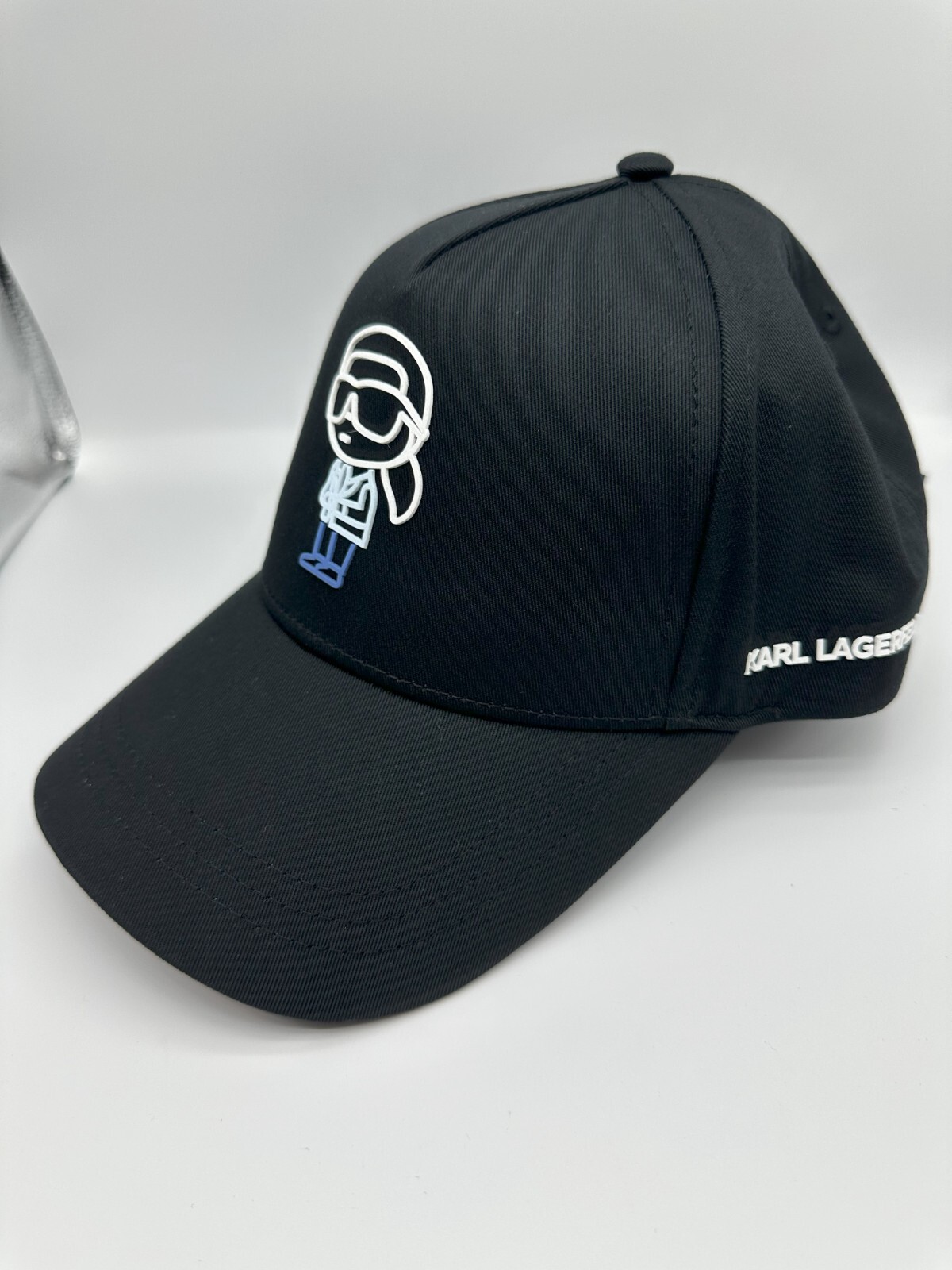 Karl Lagerfeld Unisex Adjustable Baseball Cap One Size, Iconic Logo, Stylish Fit