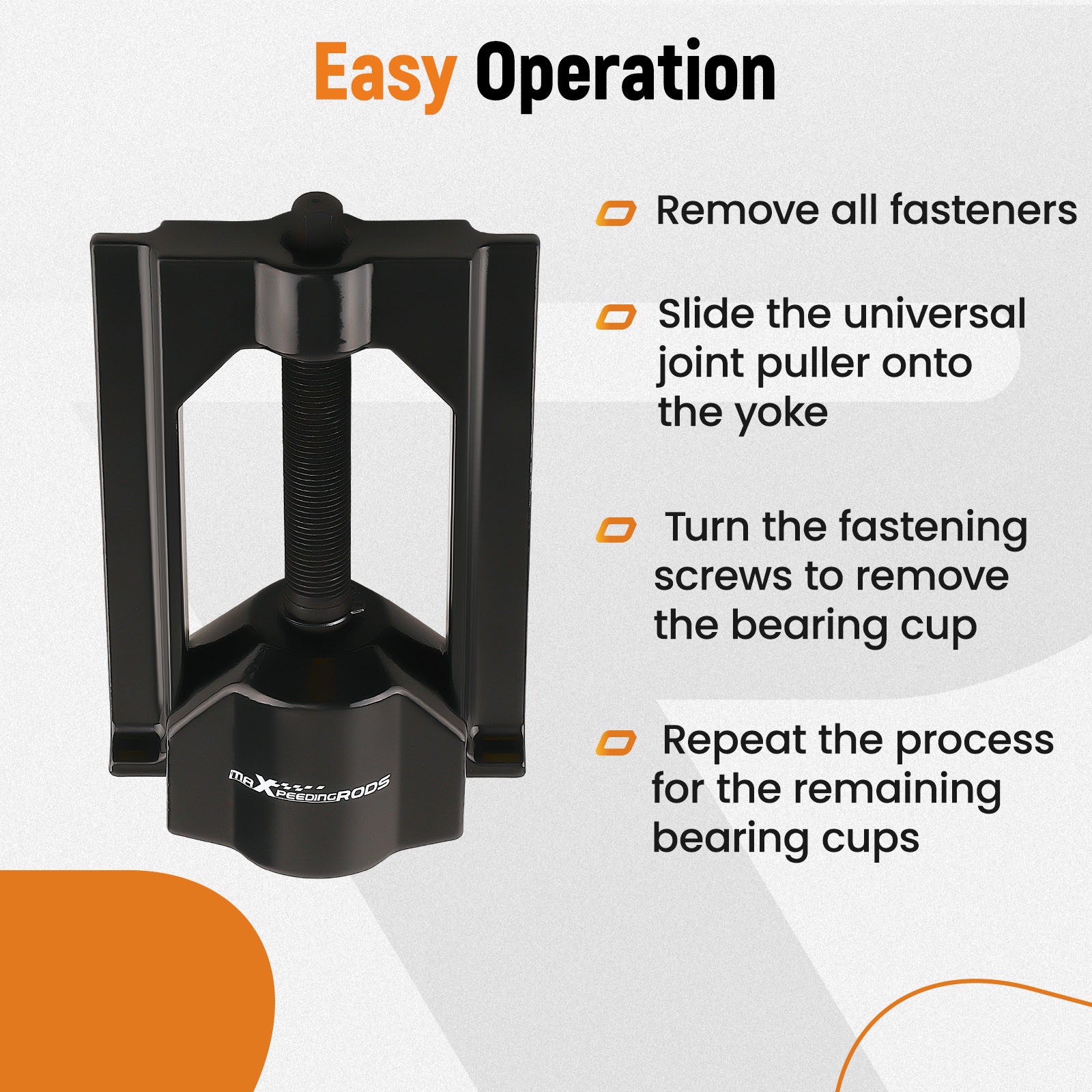 Universal U Joint Puller Press Removal Tool 10102 For Light Duty Class 1-3 Truck