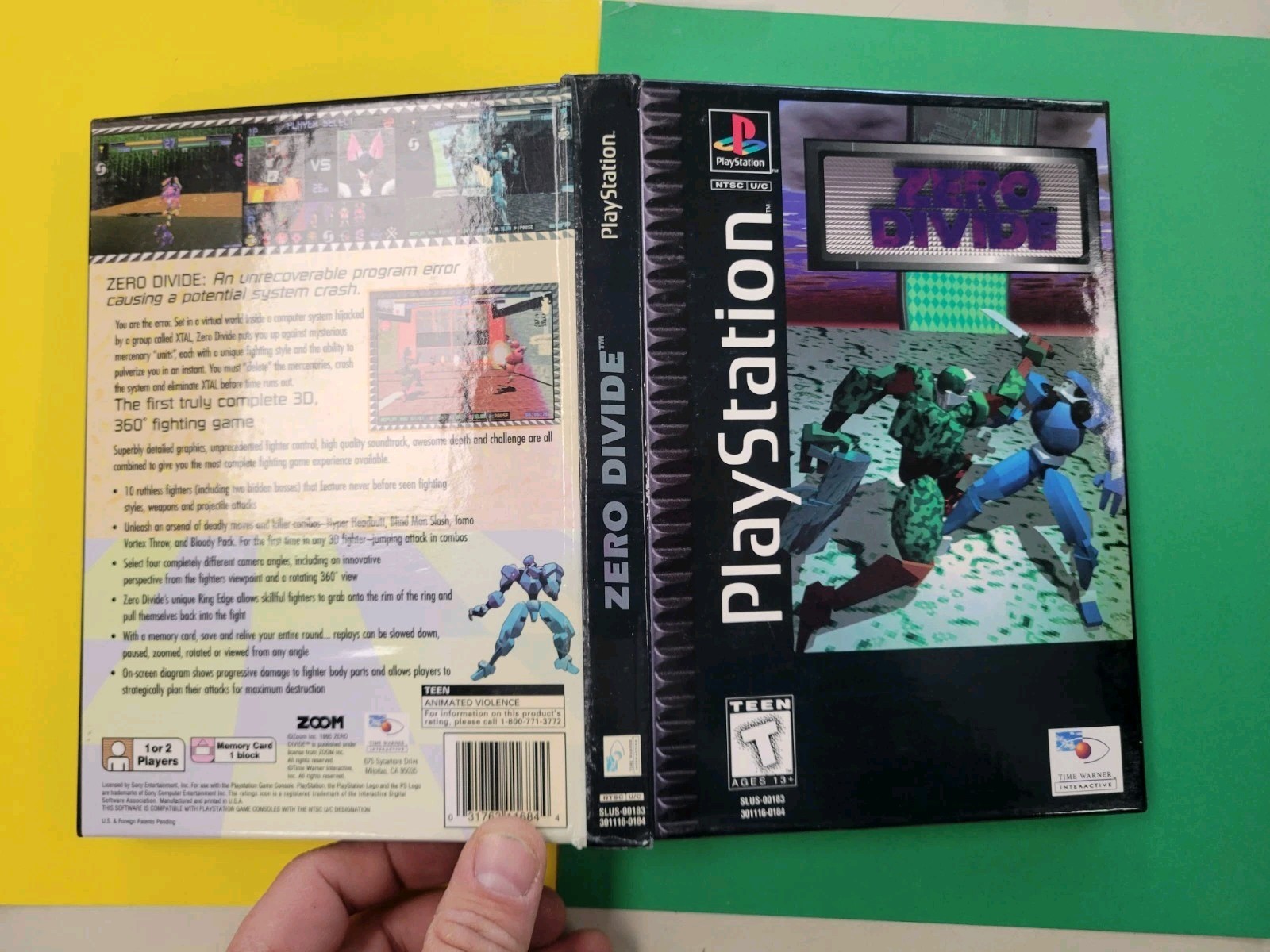 Zero Divide Sony PlayStation PS1 1995 Long Box Only