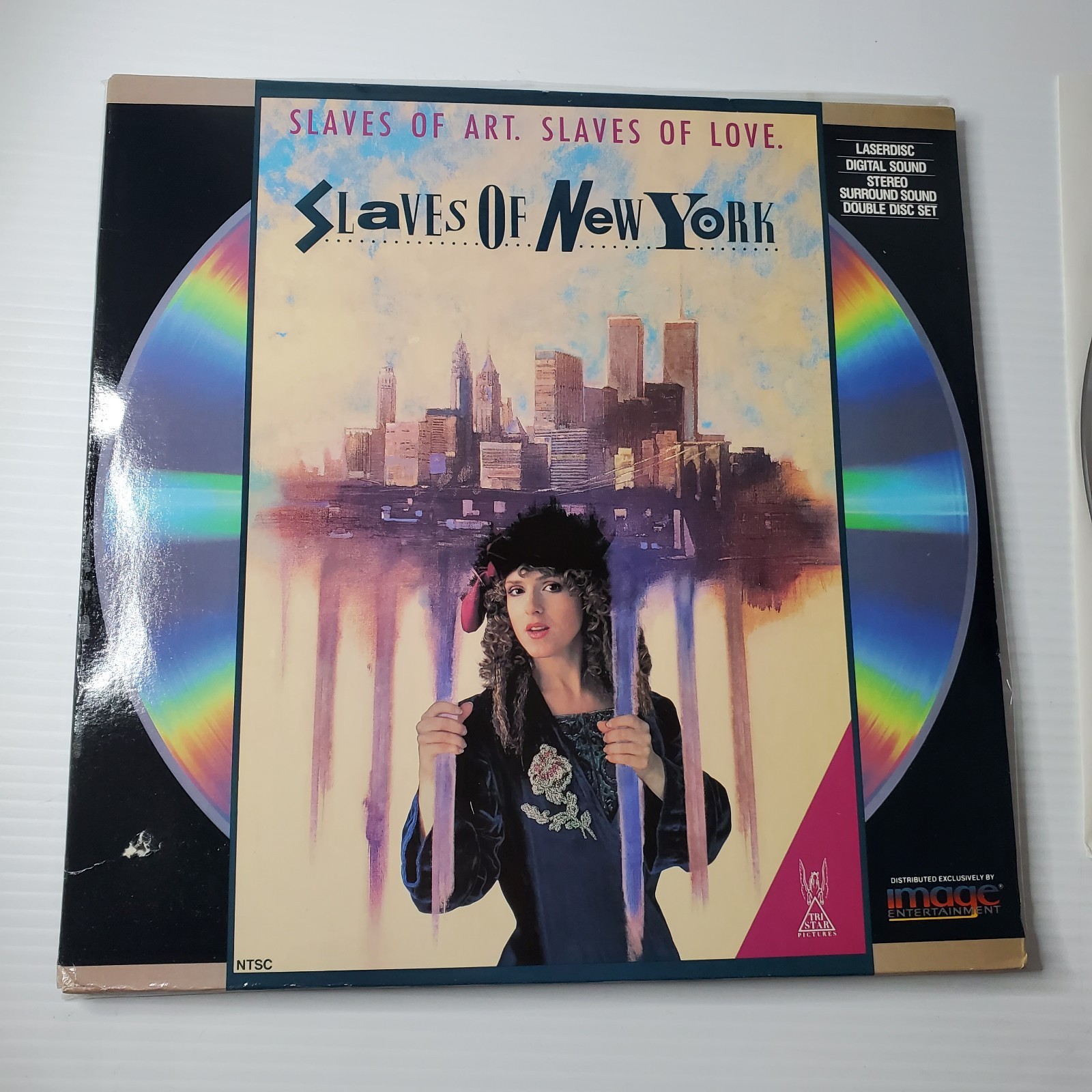 Slaves Of New York Laserdisc Movie Double Disc Set Bernadette Peters Vintage