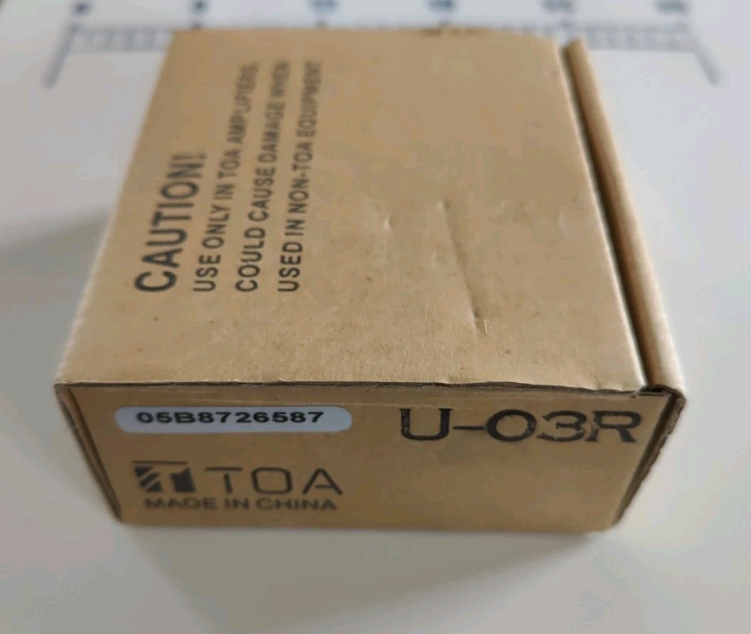 TOA Electronics U-03R Unbalanced Line Input Lo/Hi Cut Filter Module